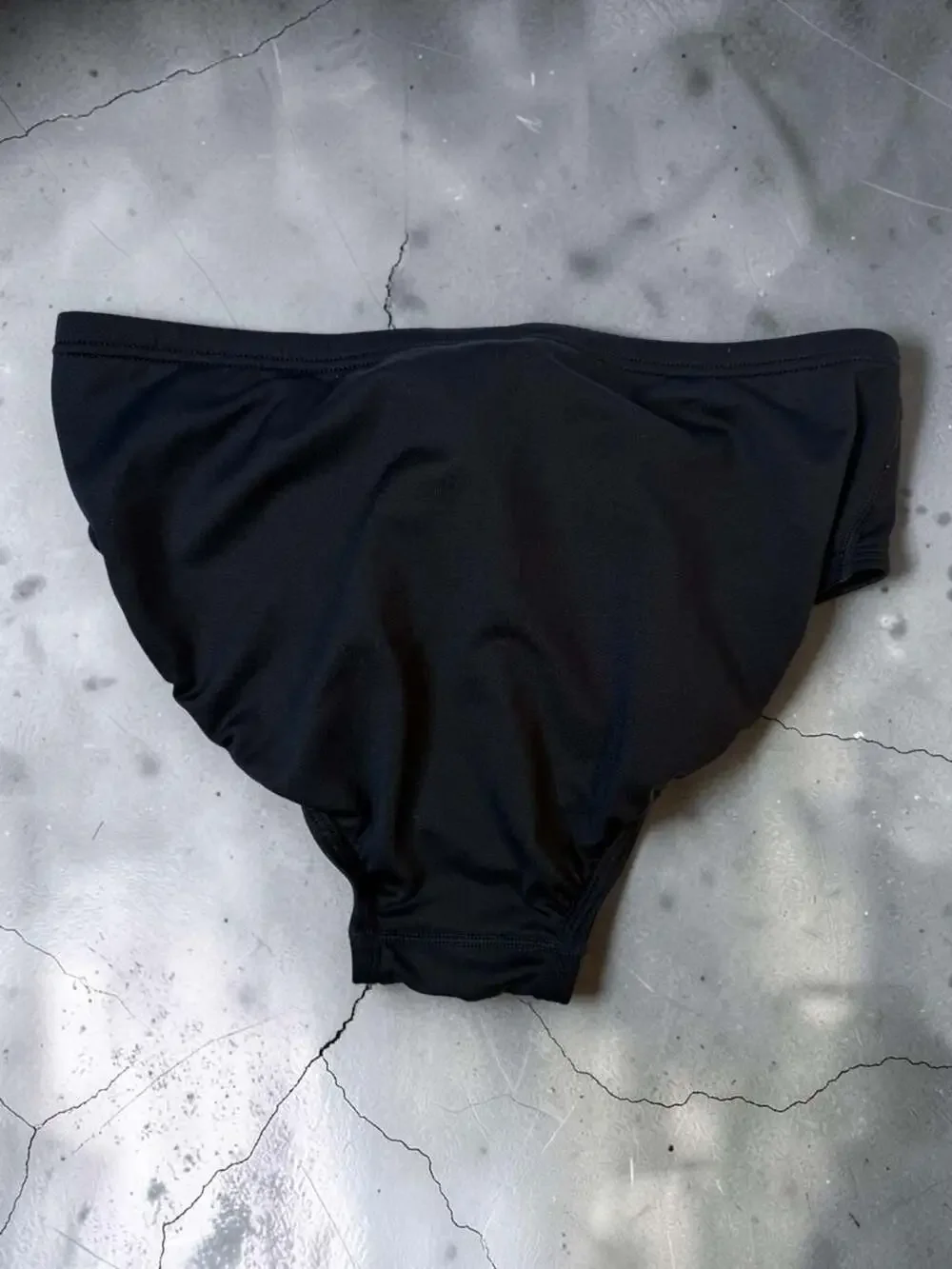 TYR Men's Solid Racer Swim Briefs, Black, Size 36
